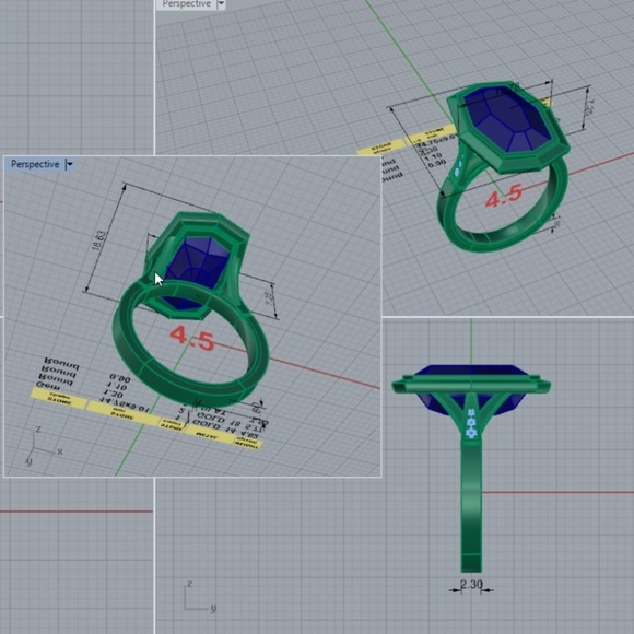 โจ TOP Color Tanzanite Ring with Natural Diamond Accents โจ (Over 5 Carats!)) - Picture 16 of 16